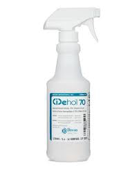 CiDehol 70 Alcohol-Based Surface Disinfectant Cleaner 16 oz. Trigger Spray Bottle