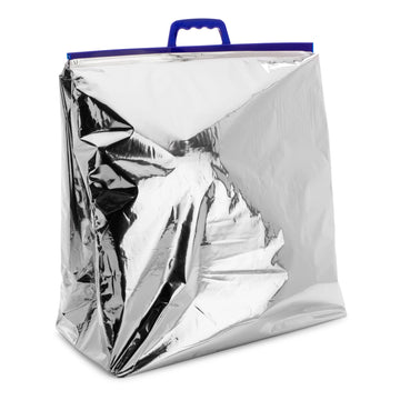 Reclosable Thermal Bag 8 x 19 x 19 Inch Silver