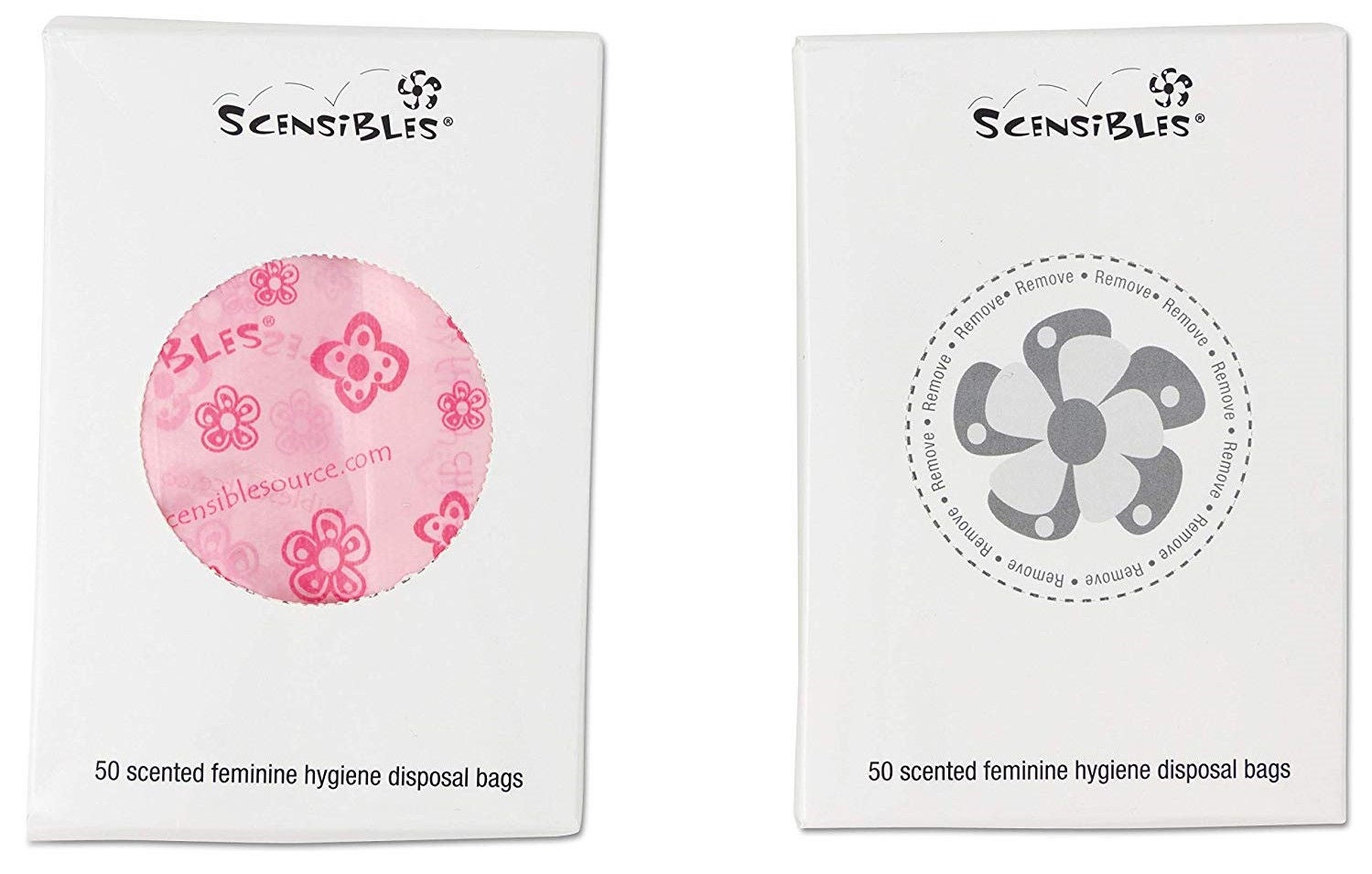 Scensibles Scented Feminine Hygiene Disposal Bags, 50 Count