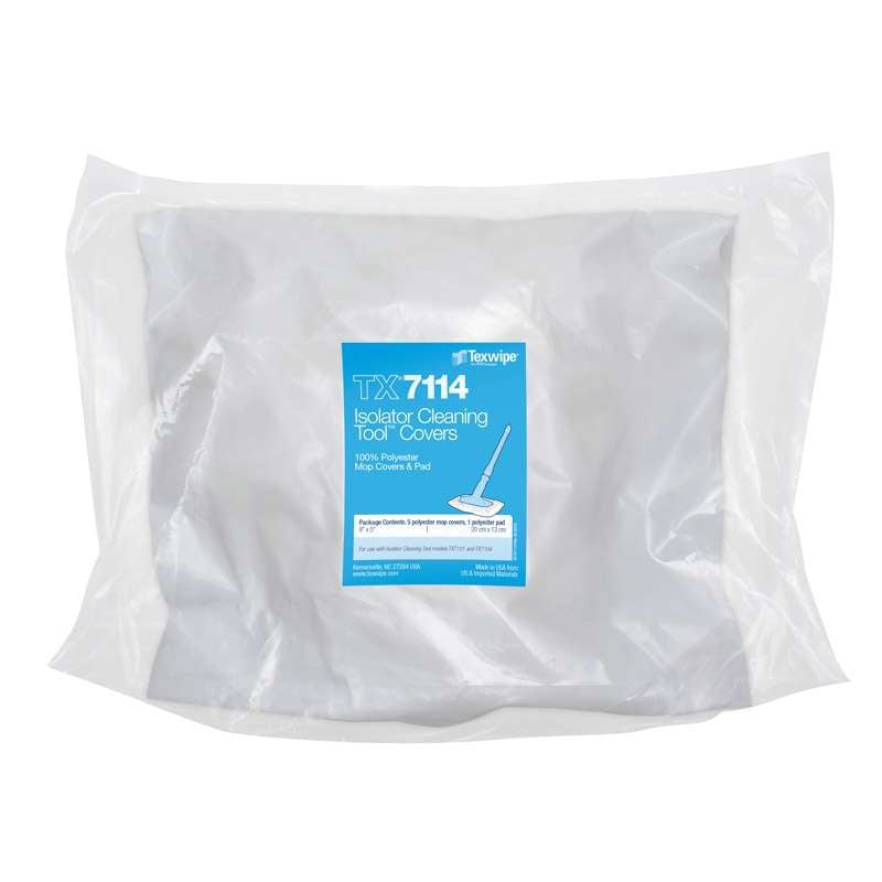 Texwipe Mini AlphaMop Cleanroom Mop Head Cover and Pad Kit