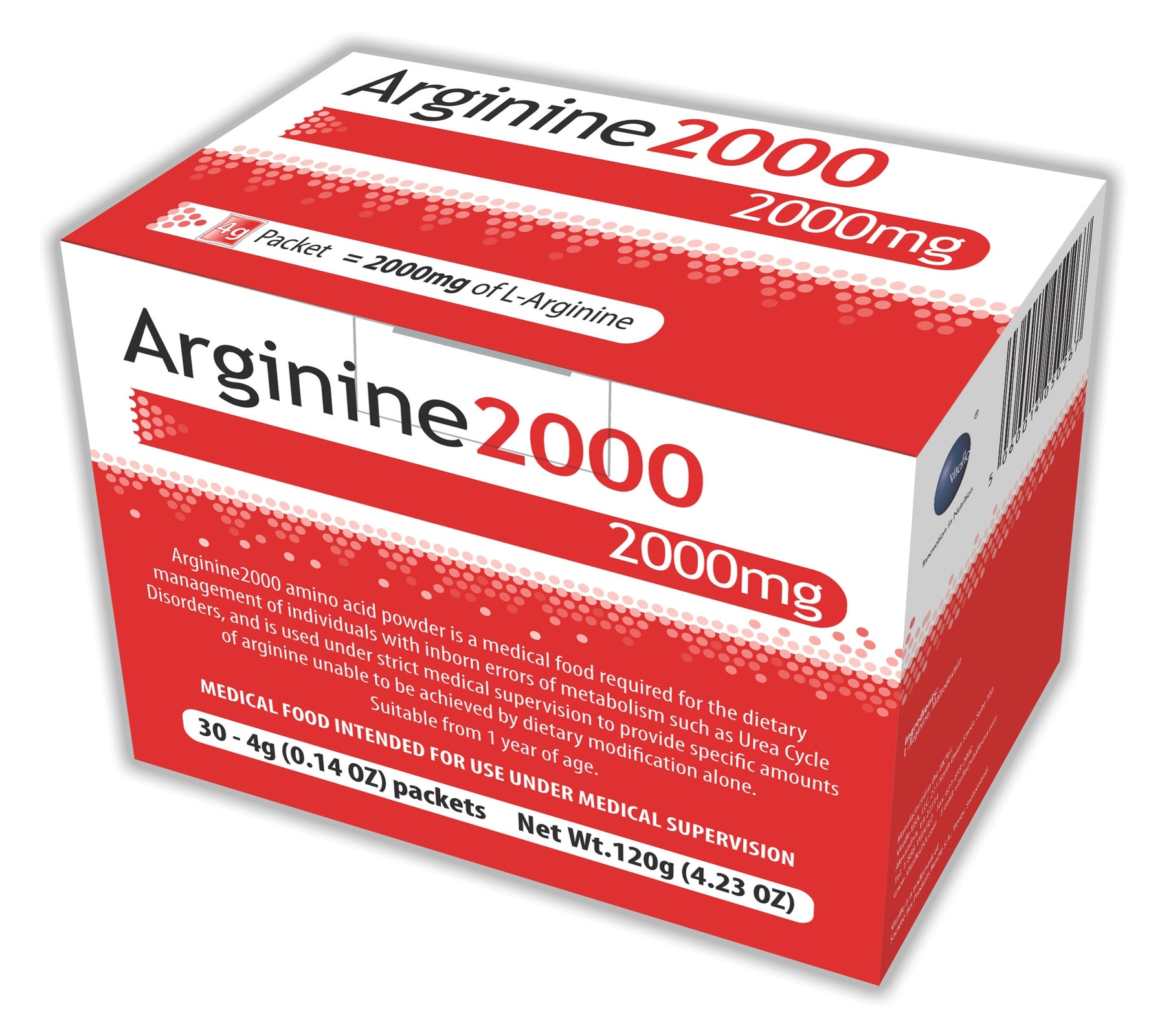 Vitaflo Arginine 2000 Unflavored Powder