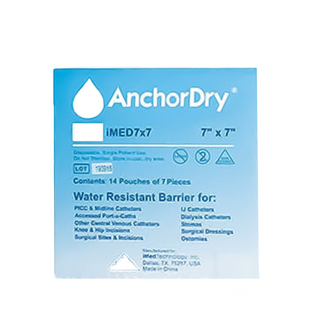 AnchorDry™ 7x7 Inch IV Site Barrier Protector