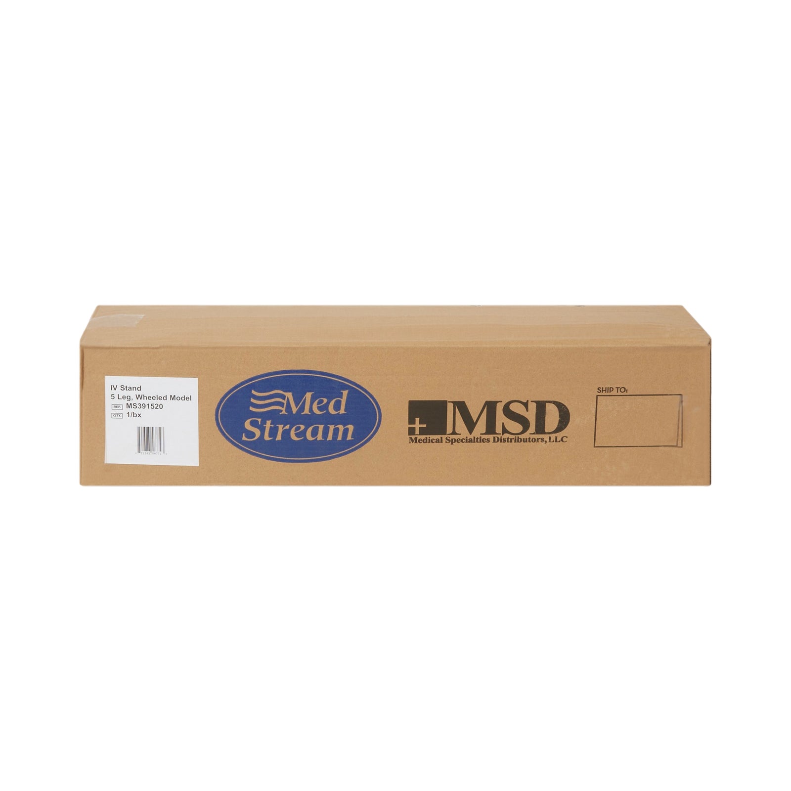 McKesson MedSurg Disposable IV Stand, 74 Inch, 5 Caster Base