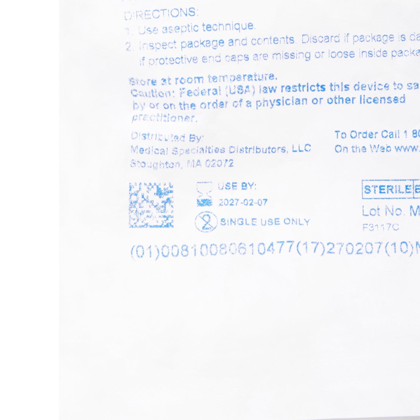 McKesson Chemotherapy Dispensing Pin