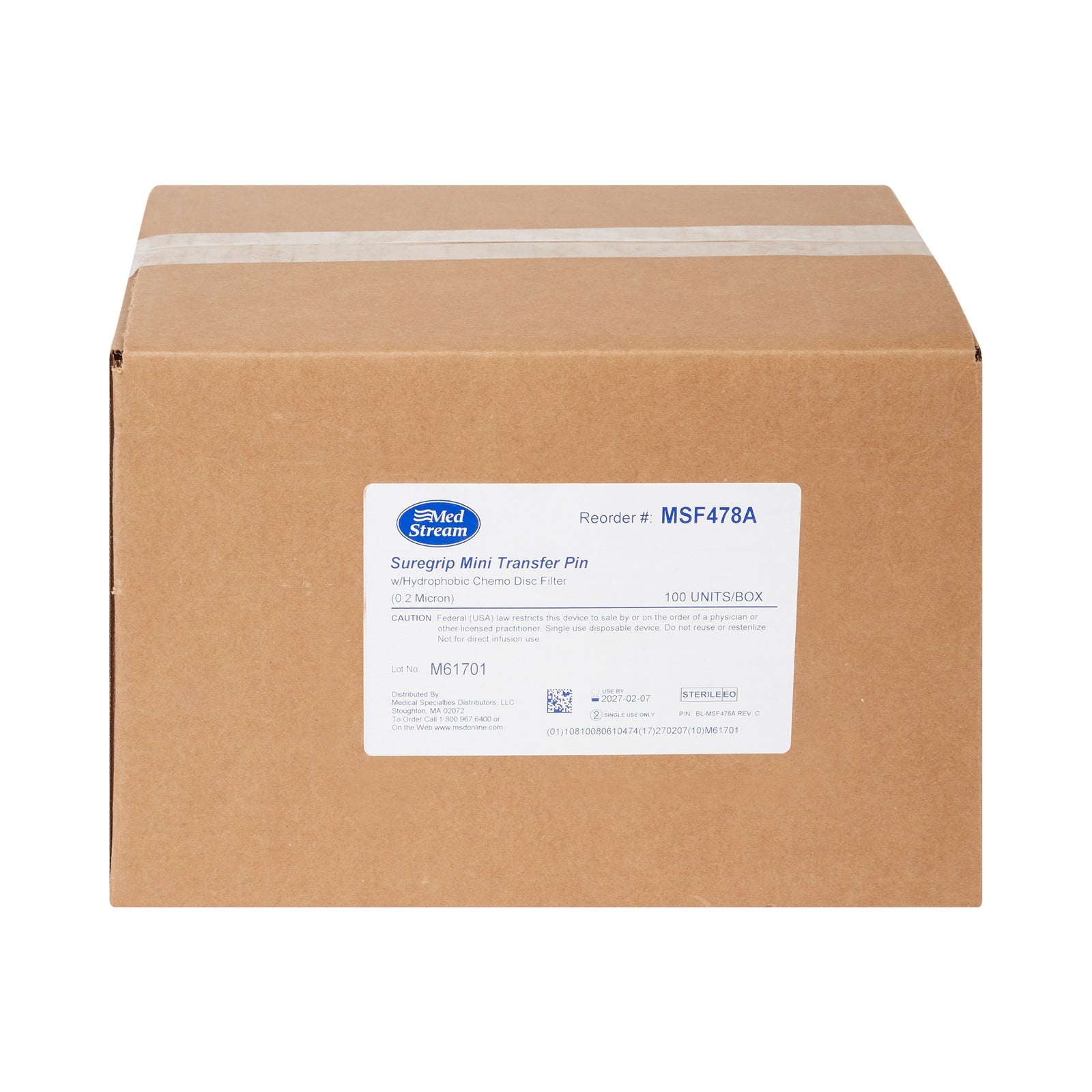 McKesson Chemotherapy Dispensing Pin