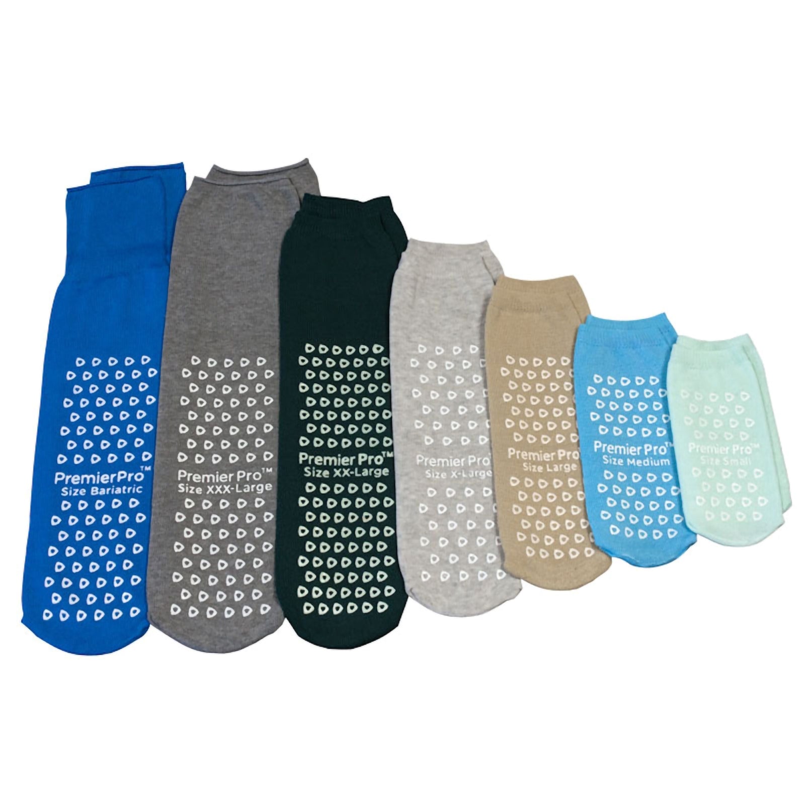 PremierPro™ Slipper Socks - X-Large, Gray