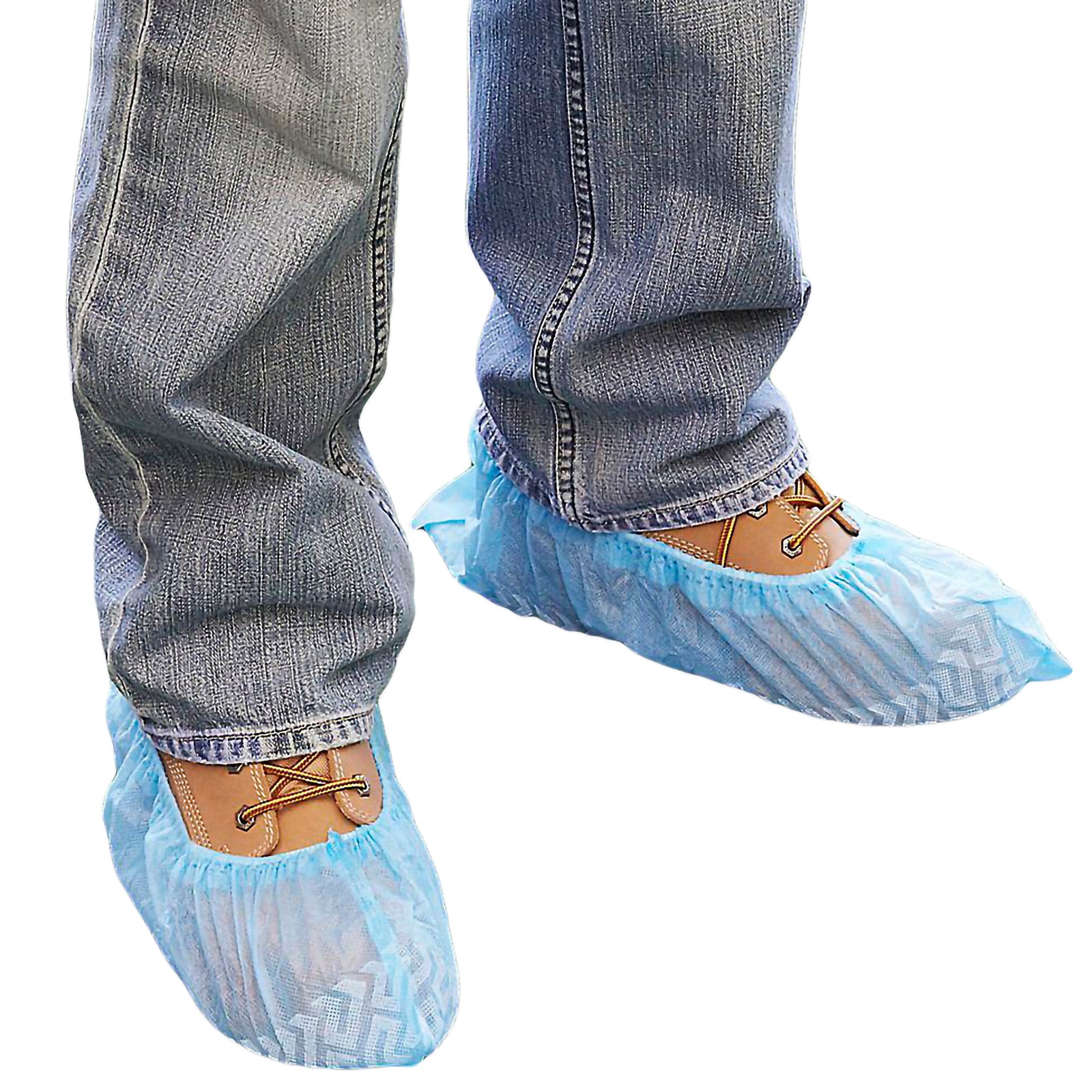 Bootie Butler™ Cleanroom Shoe Covers - Blue, One Size Fits Most