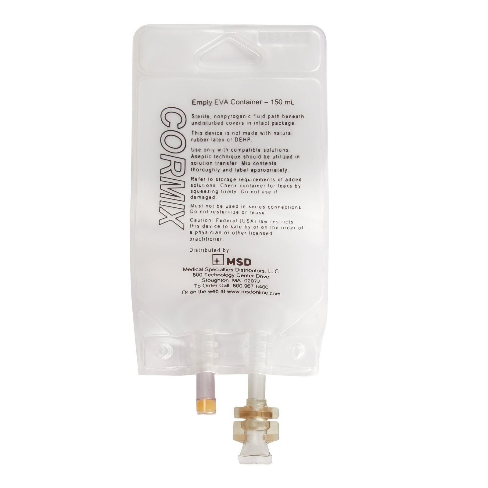 McKesson EVA Empty Bag 150 mL Gravity