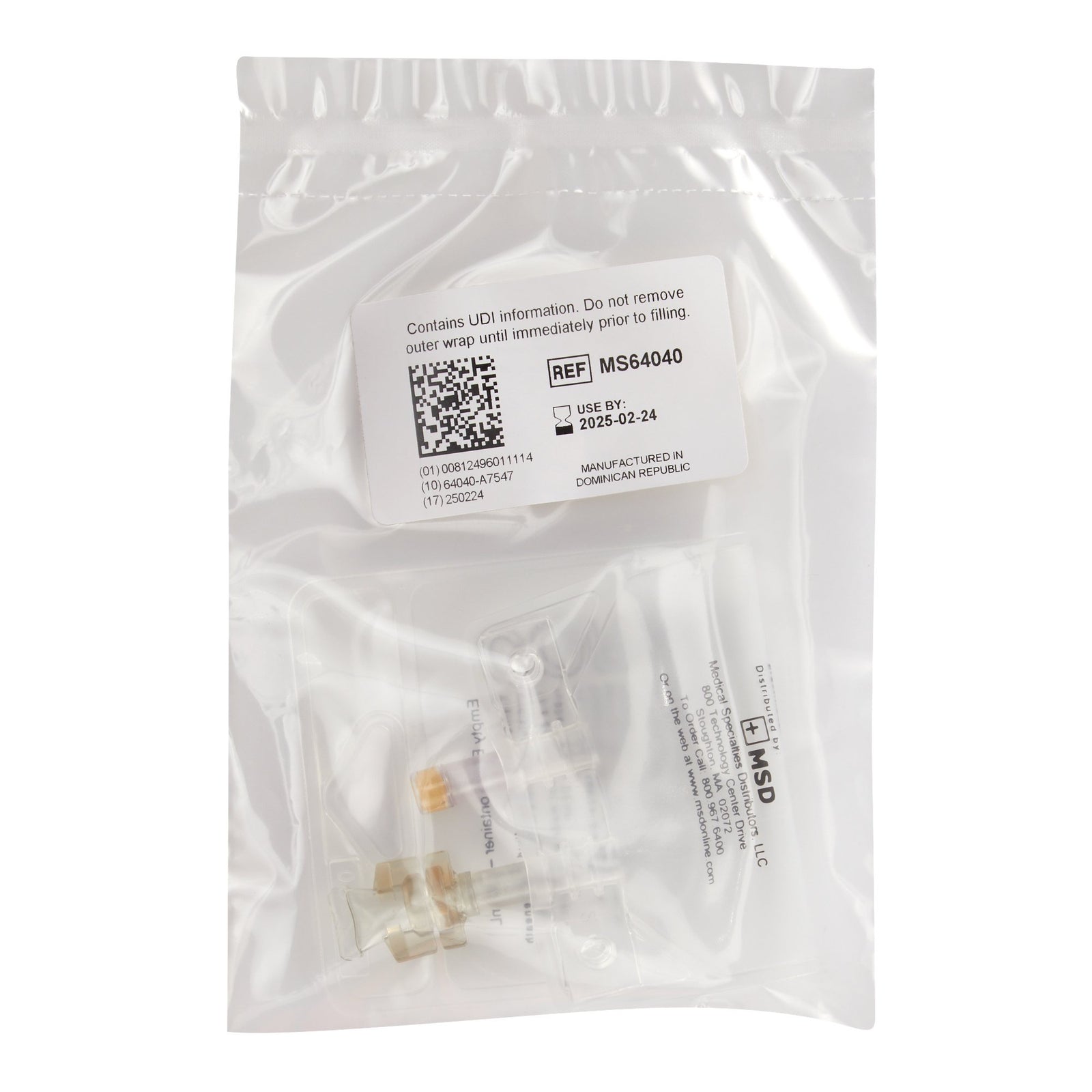 McKesson EVA Empty Bag 150 mL Gravity