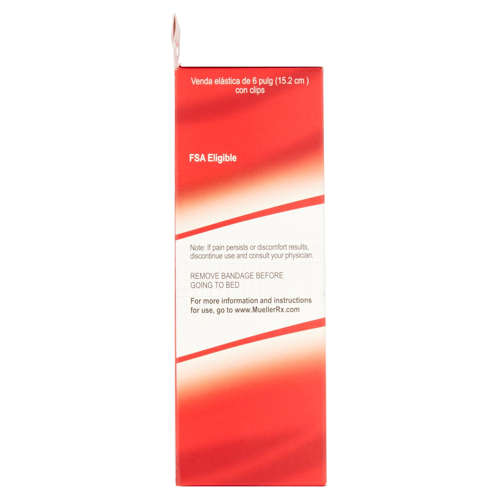 Mueller Elastic Bandage 6 Inch x 5.3 Foot with Clip Closure