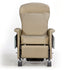 Medical Transport Recliner Asecent II Natural Vinyl with 4 Inch Casters