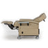 Medical Transport Recliner Asecent II Natural Vinyl with 4 Inch Casters