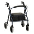 Zoom 22 Blue 4 Wheel Rollator with Adjustable Height and Folding Frame