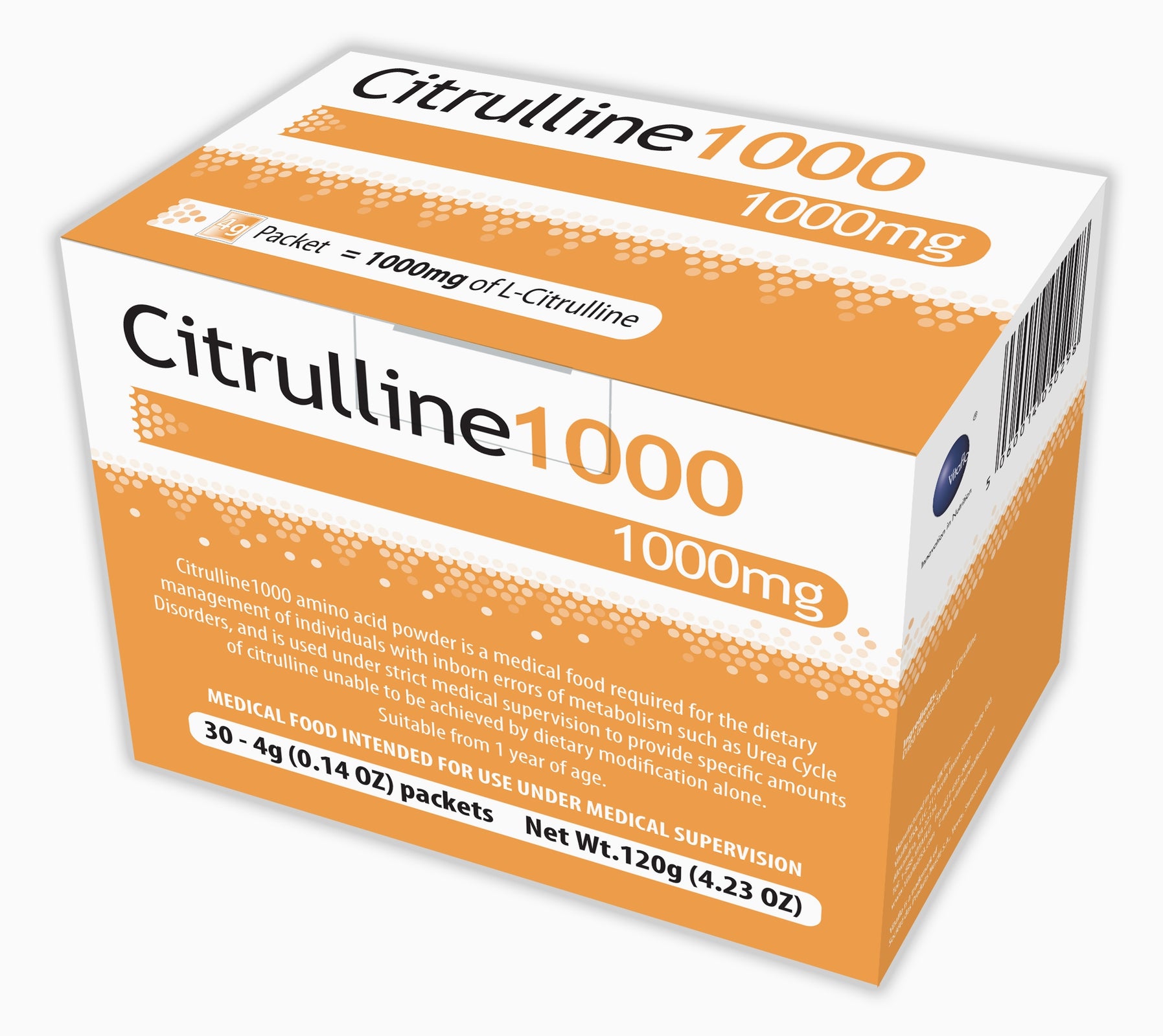 Citrulline1000 Unflavored Powder Oral Supplement