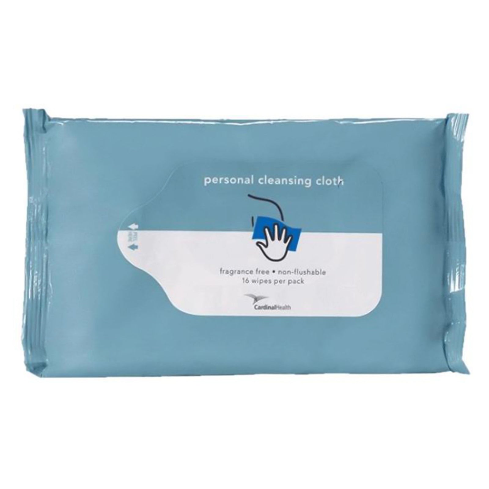 Cardinal Health™ Soft Pack Unscented Flushable Personal Wipes 16 Count