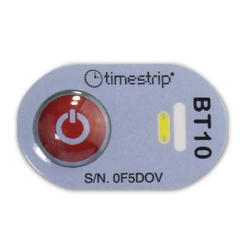 PDC Healthcare Timestrip BT10 Blood Bag Temperature Indicator