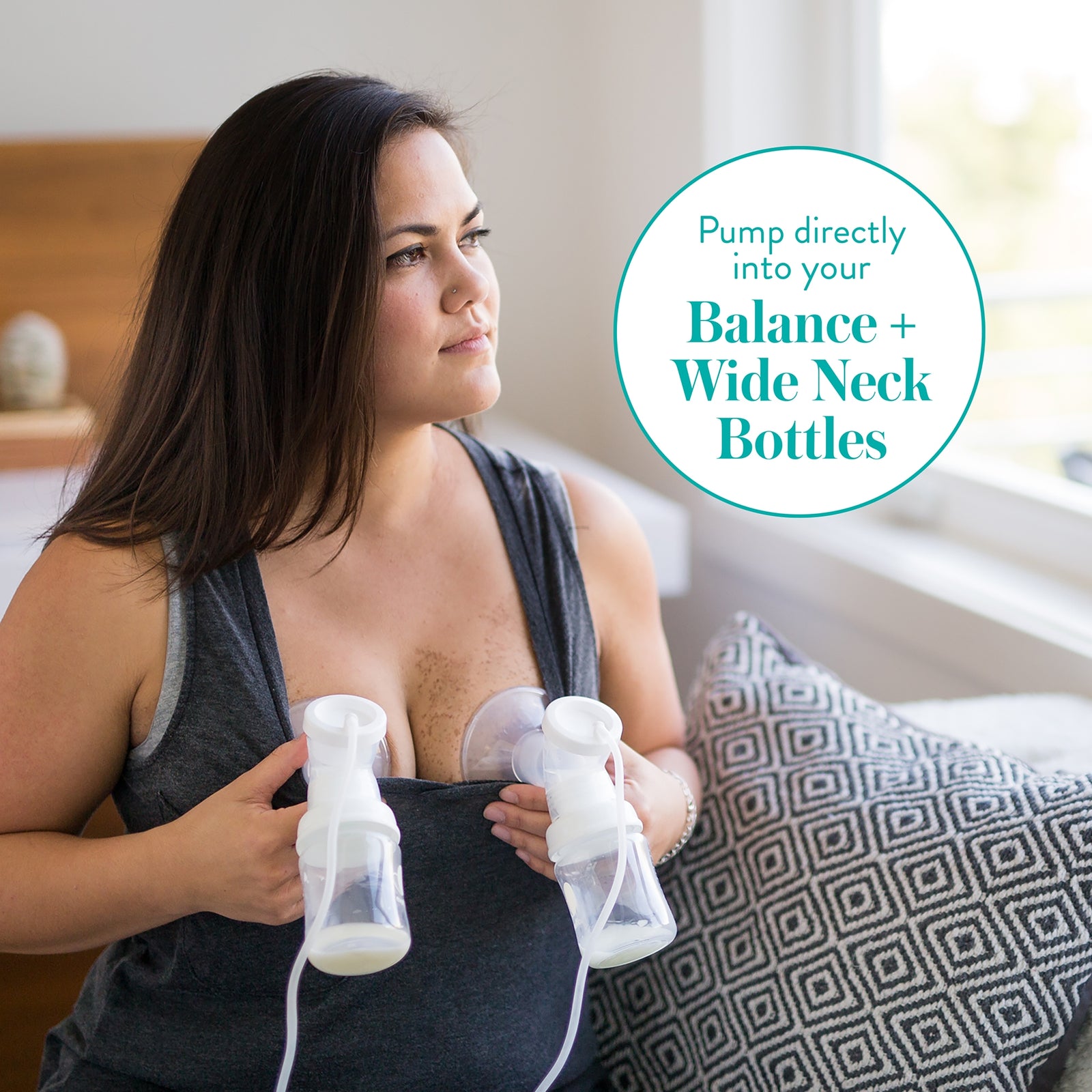 Evenflo Balance + Wide Neck Breast Pump Adapter