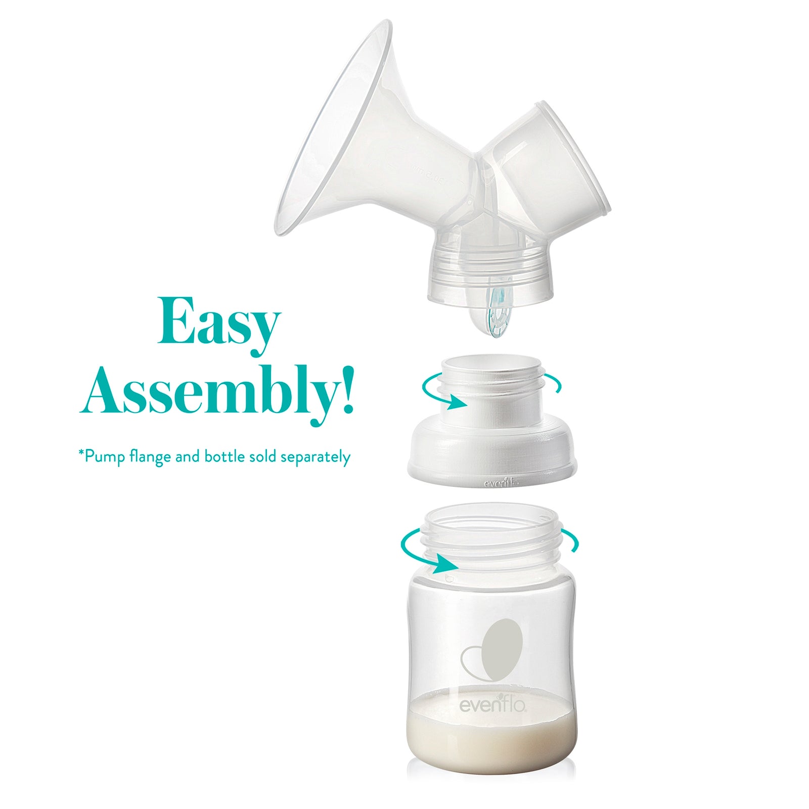 Evenflo Balance + Wide Neck Breast Pump Adapter