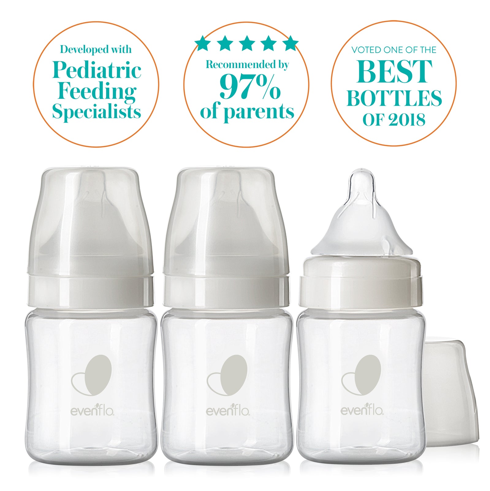 Evenflo Balance+ Wide Neck Baby Bottle 5 oz
