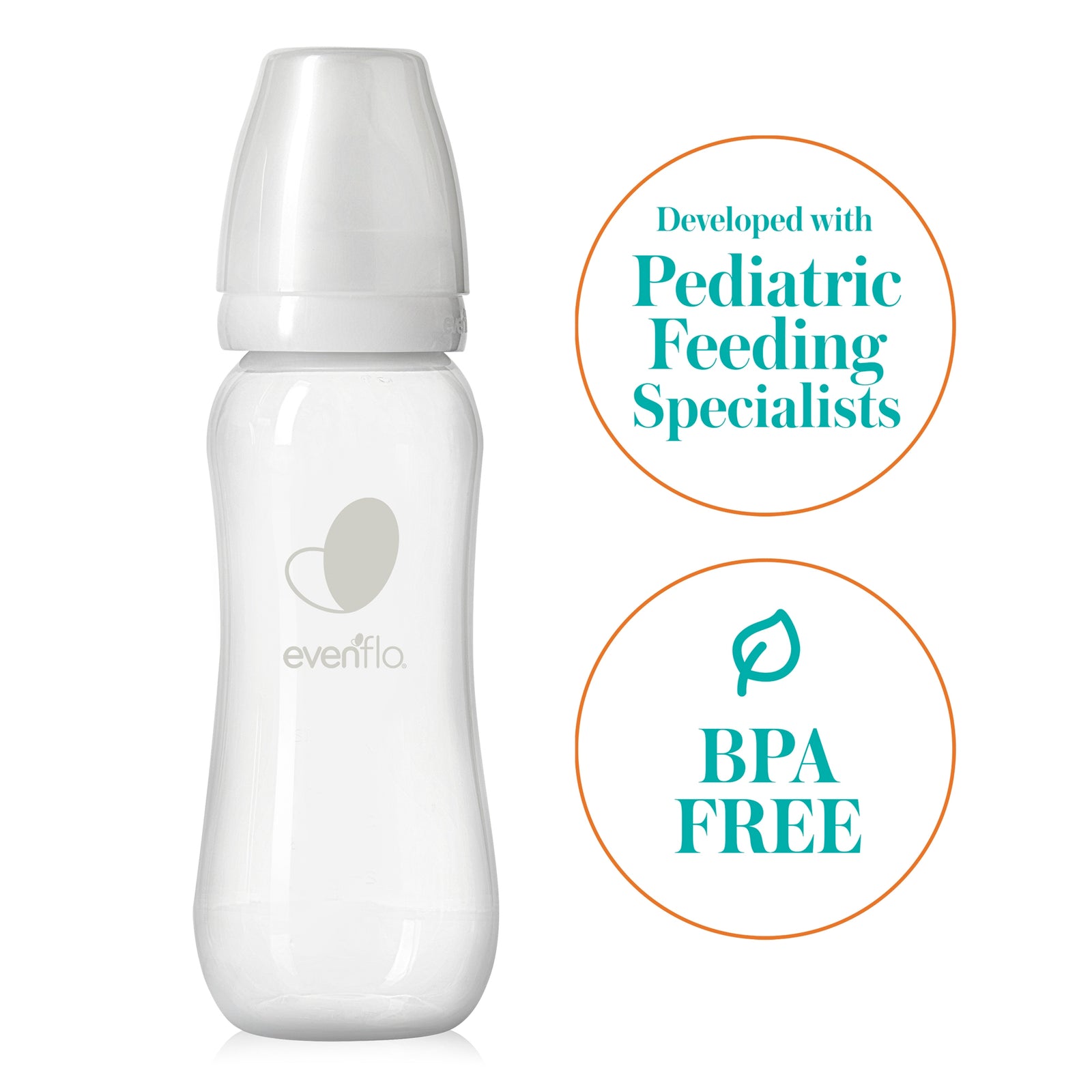 Evenflo Feeding Balance + Standard Neck Baby Bottle 9 oz. (Case of 12)