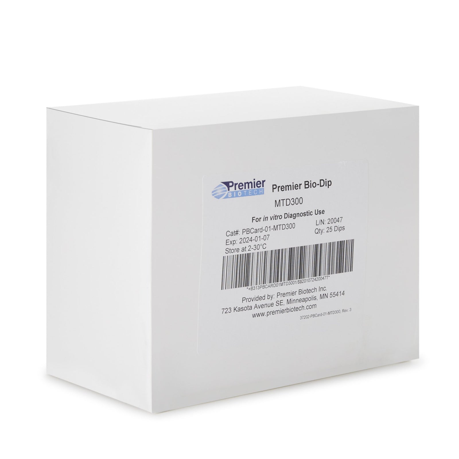 Premier Bio-Dip Methadone (MTD) Test Kit - 25 Tests