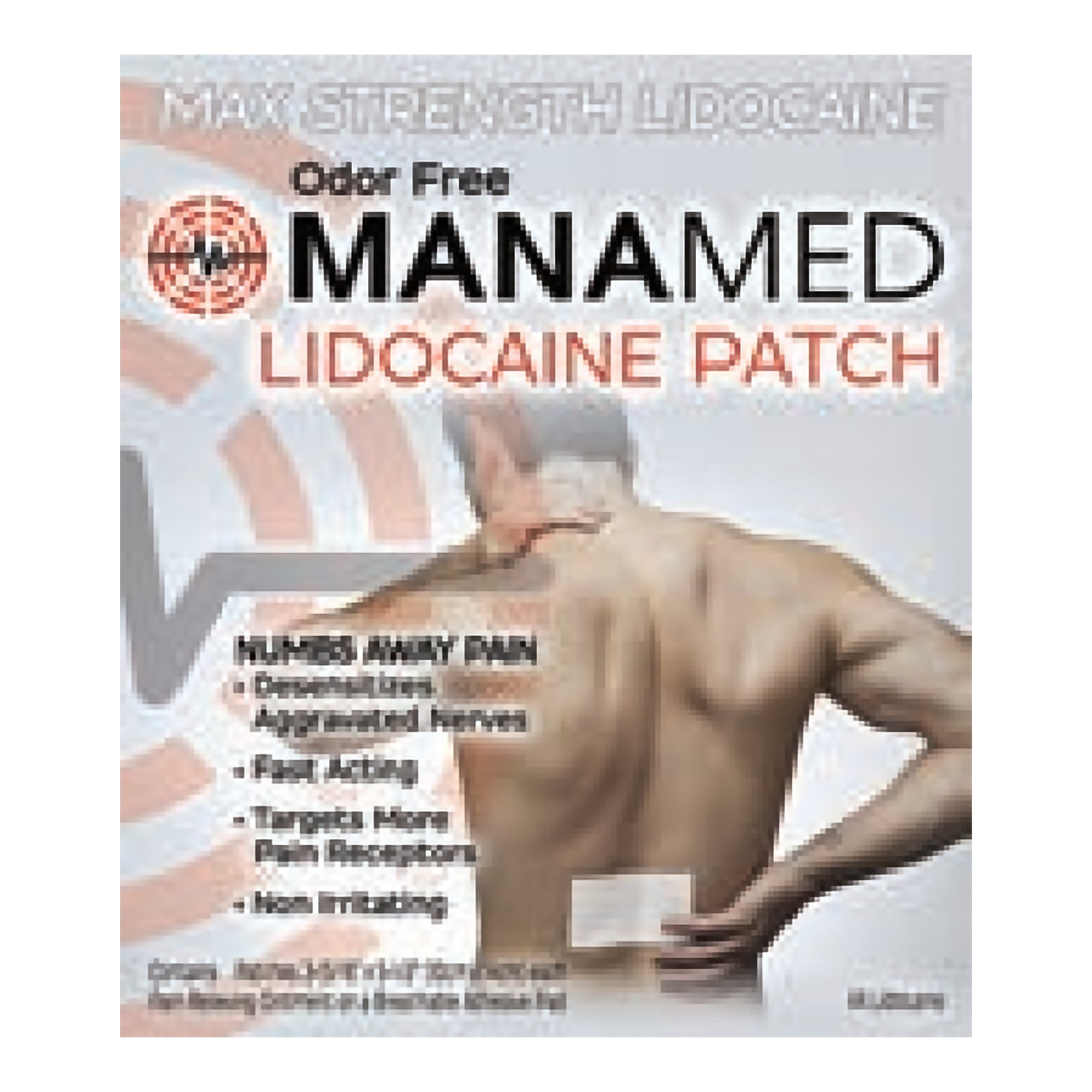 Manamed Lidocaine HCl 4% Pain Relief Patches (6-Pack)