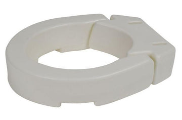 Drive Hinged Raised Toilet Seat - 3.5 Inch Height, Standard Round
