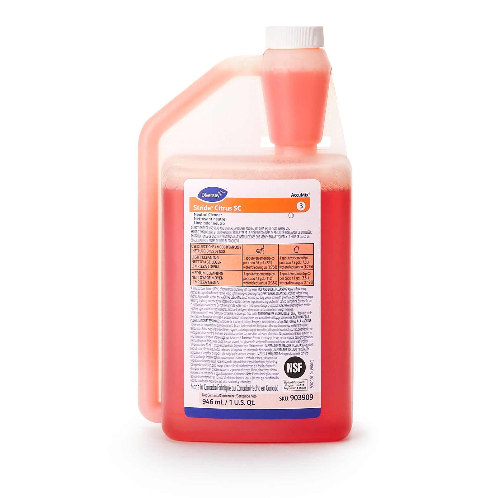 Diversey Virex II 256 Surface Disinfectant Cleaner 32 oz. Bottle