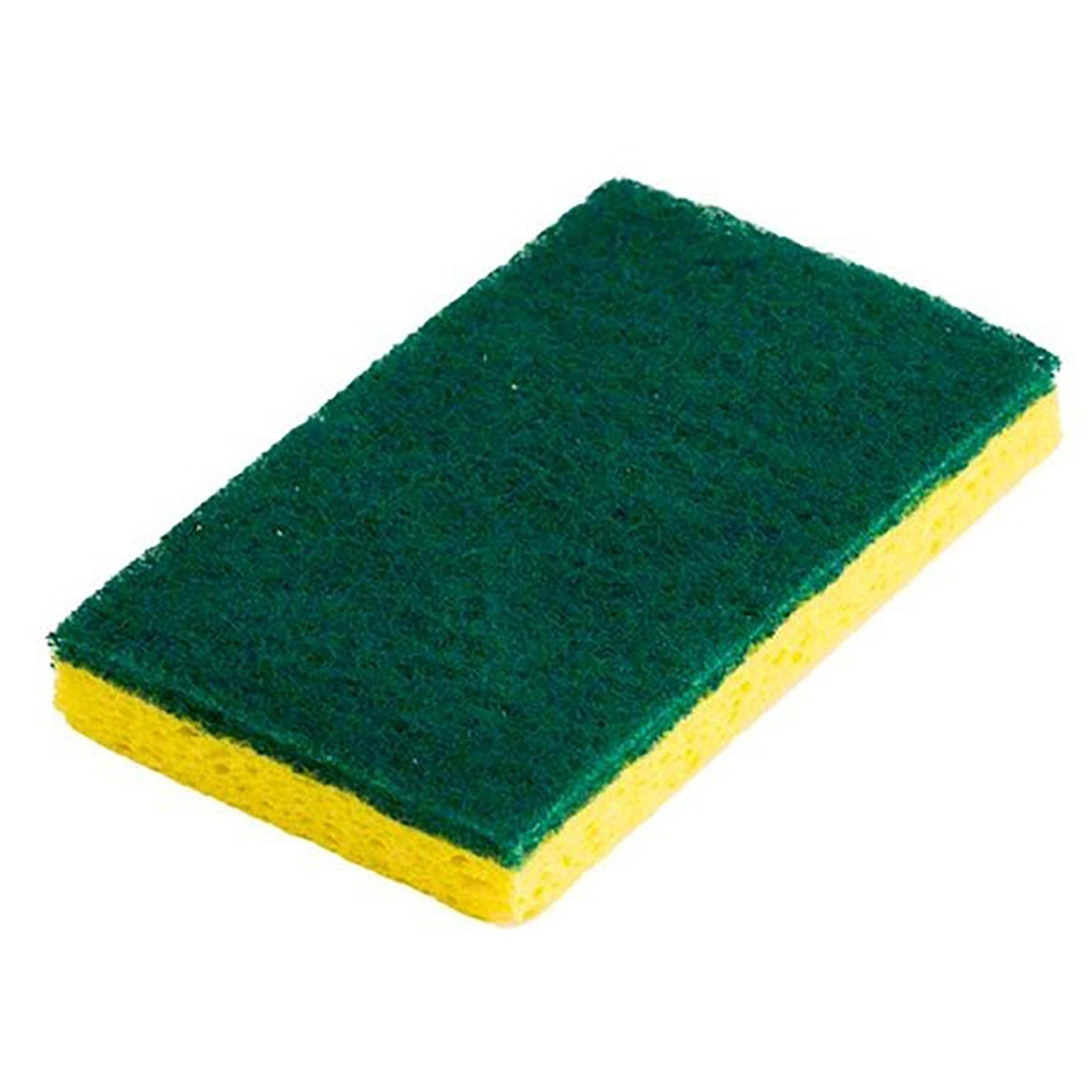 RJ SCHINNER CO Medium-Duty Cellulose Scrubbing Sponge, Green/Yellow