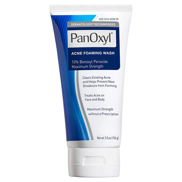 PanOxyl 10% Benzoyl Peroxide Acne Foaming Wash 6 oz.