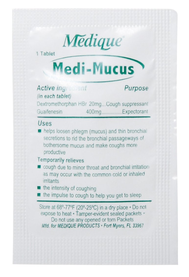Medique Medi-Mucus Cold and Cough Relief Tablets