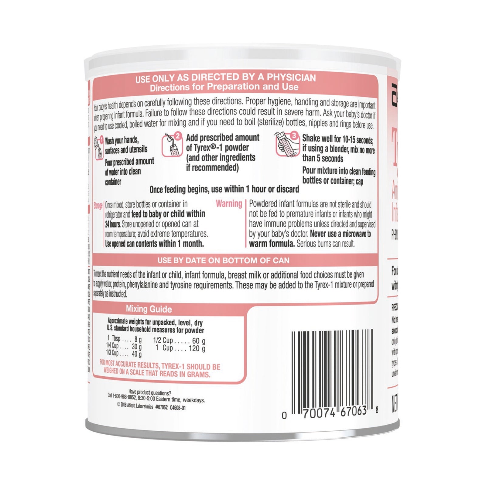 ABBOTT NUTRITION Tyrex-1 Infant Formula Powder