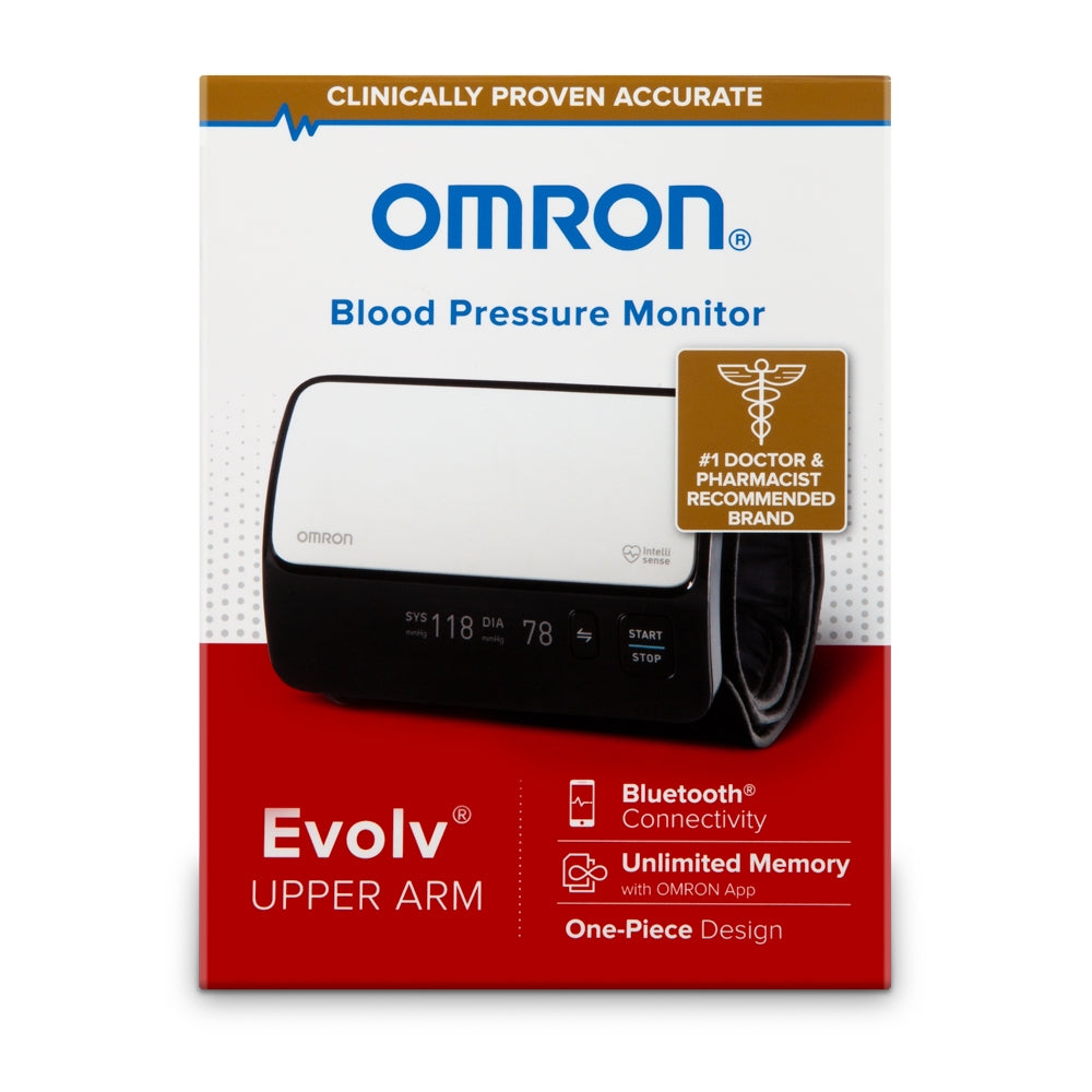 Evolv® Wide Range Cloth Fabric Cuff Blood Pressure Monitor 23-43cm
