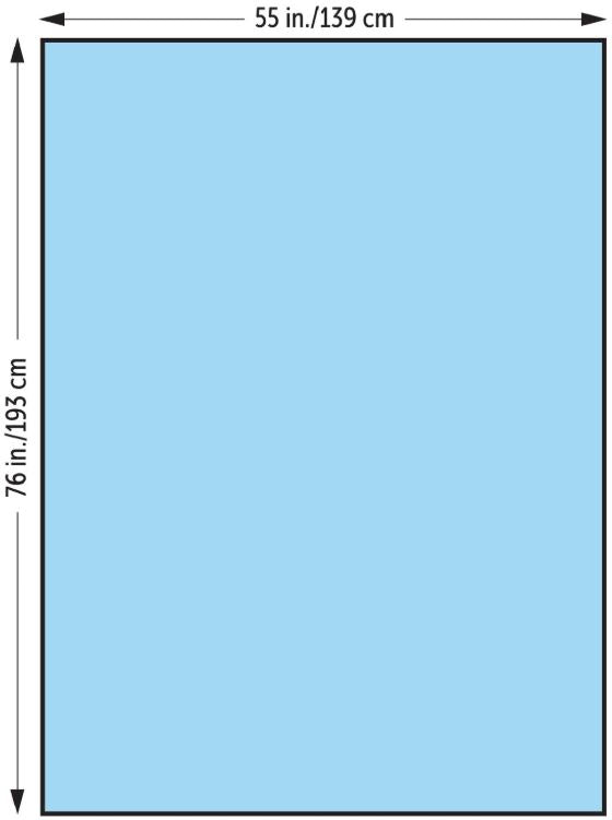 Halyard General Purpose Drape 55" x 76" NonSterile