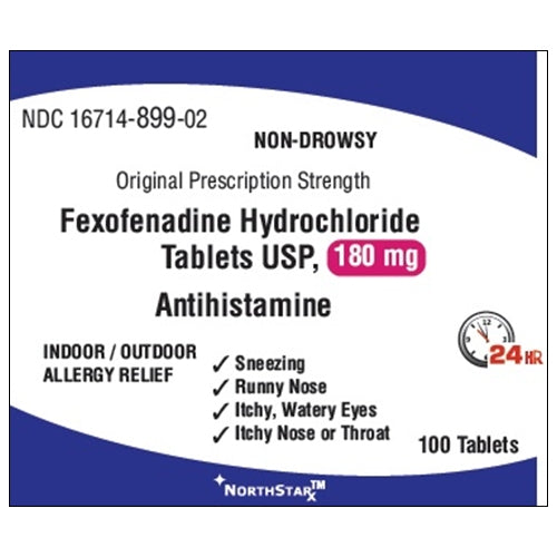 Fexofenadine HCl 180 mg Tablets