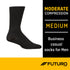 3M Futuro Compression Socks - Medium, Black, Calf High