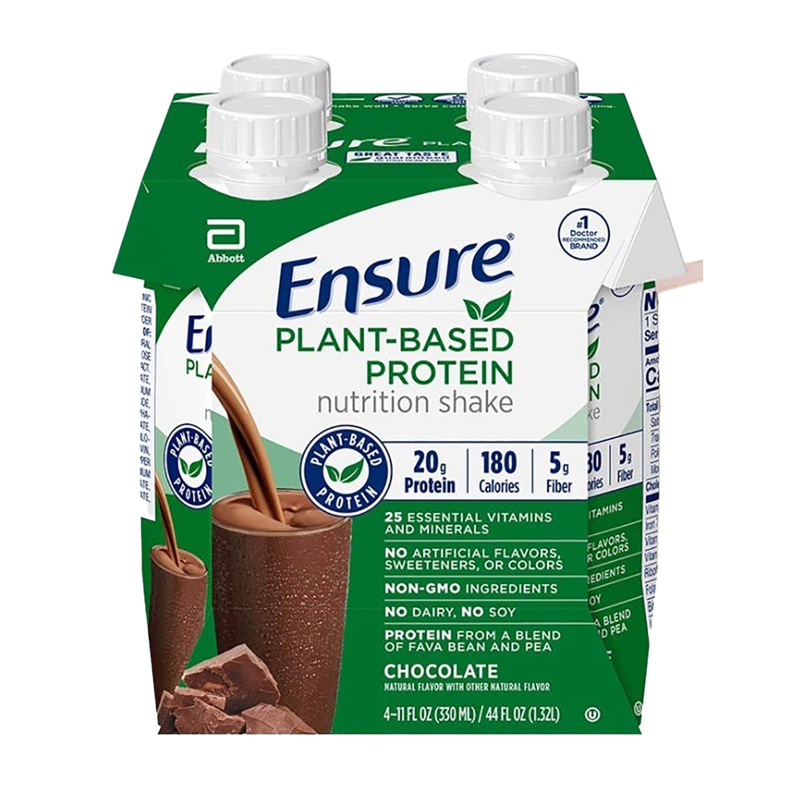 Ensure Plant-Based Protein Chocolate Nutrition Shake, 11 fl oz