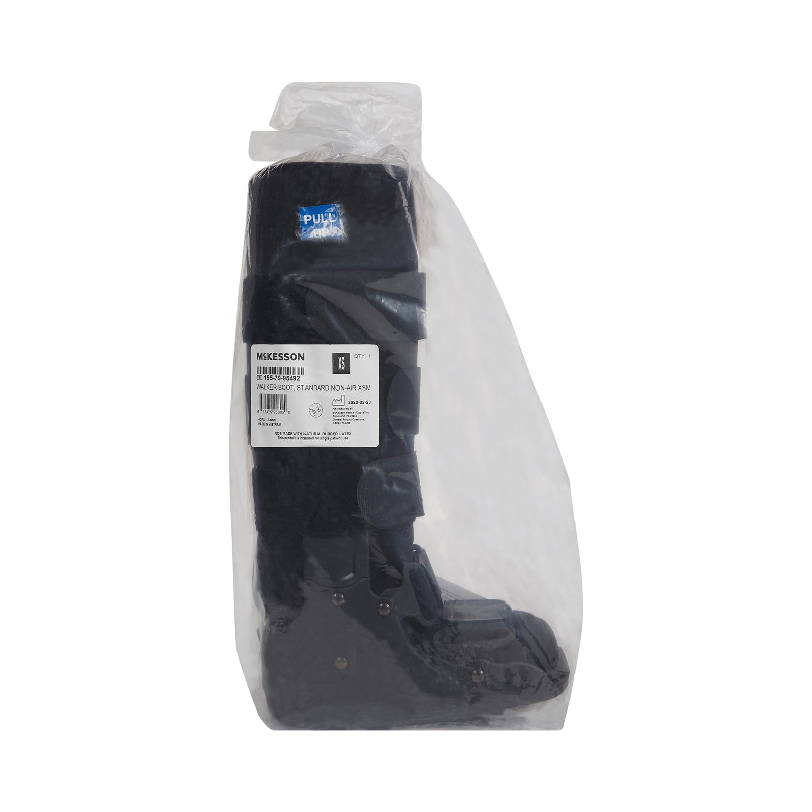 McKesson MedSurg Standard Walker Boot, Non-Air, X-Small
