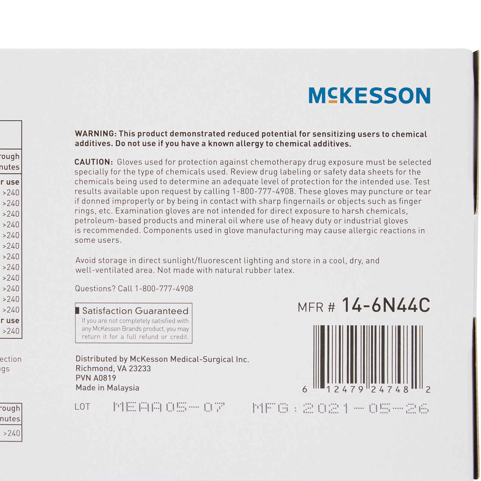McKesson Confiderm LDC Medium Nitrile Exam Gloves