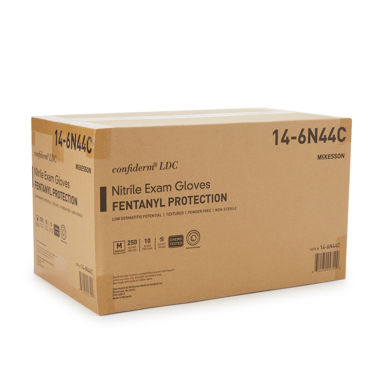 McKesson Confiderm LDC Medium Nitrile Exam Gloves