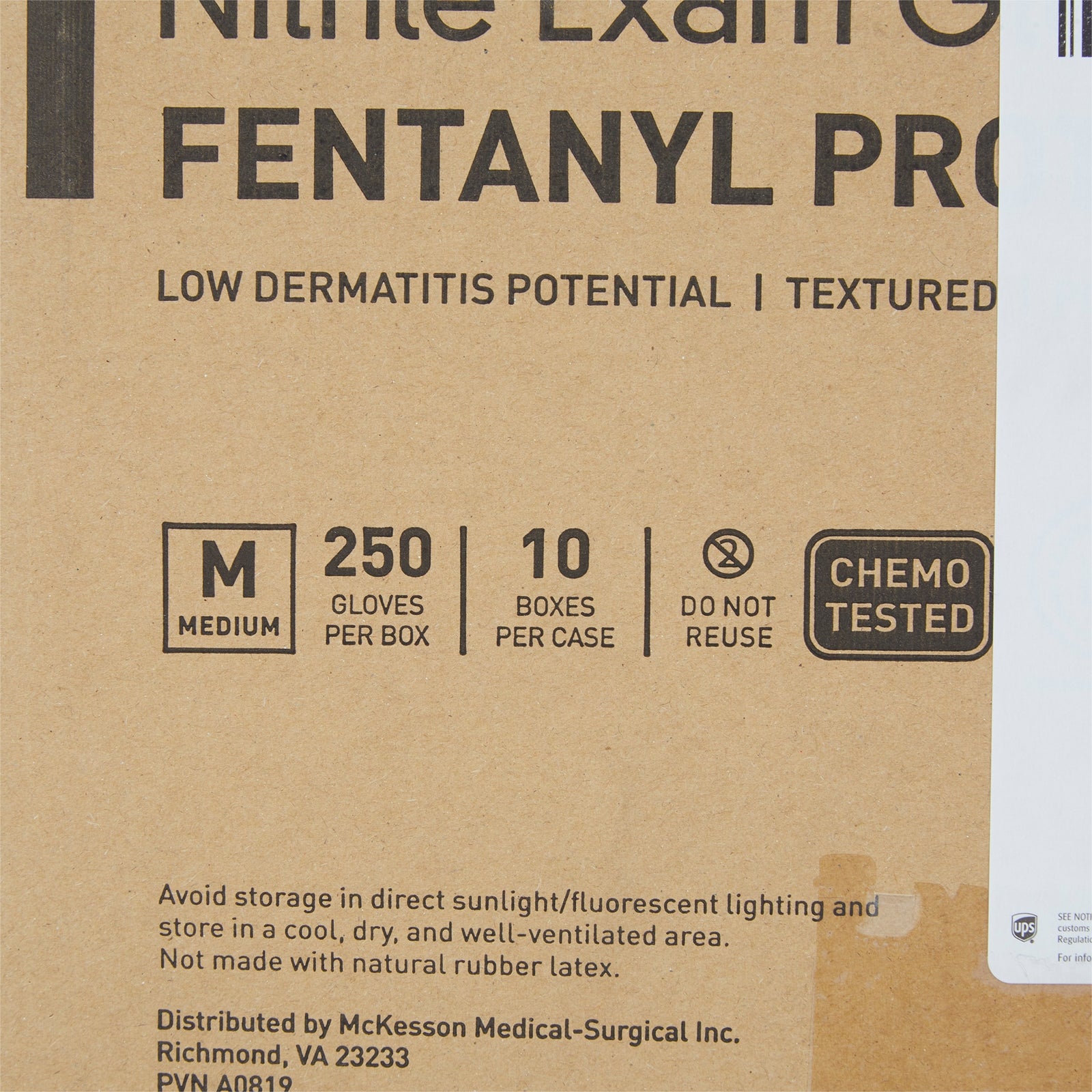 McKesson Confiderm LDC Medium Nitrile Exam Gloves