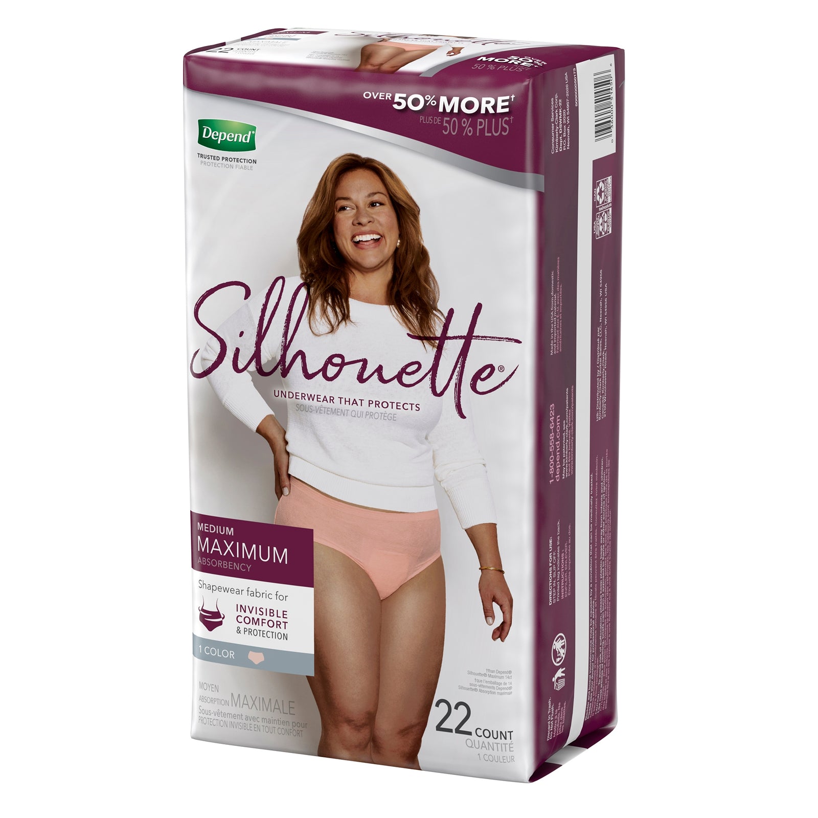 Depend Silhouette Women's Absorbent Underwear