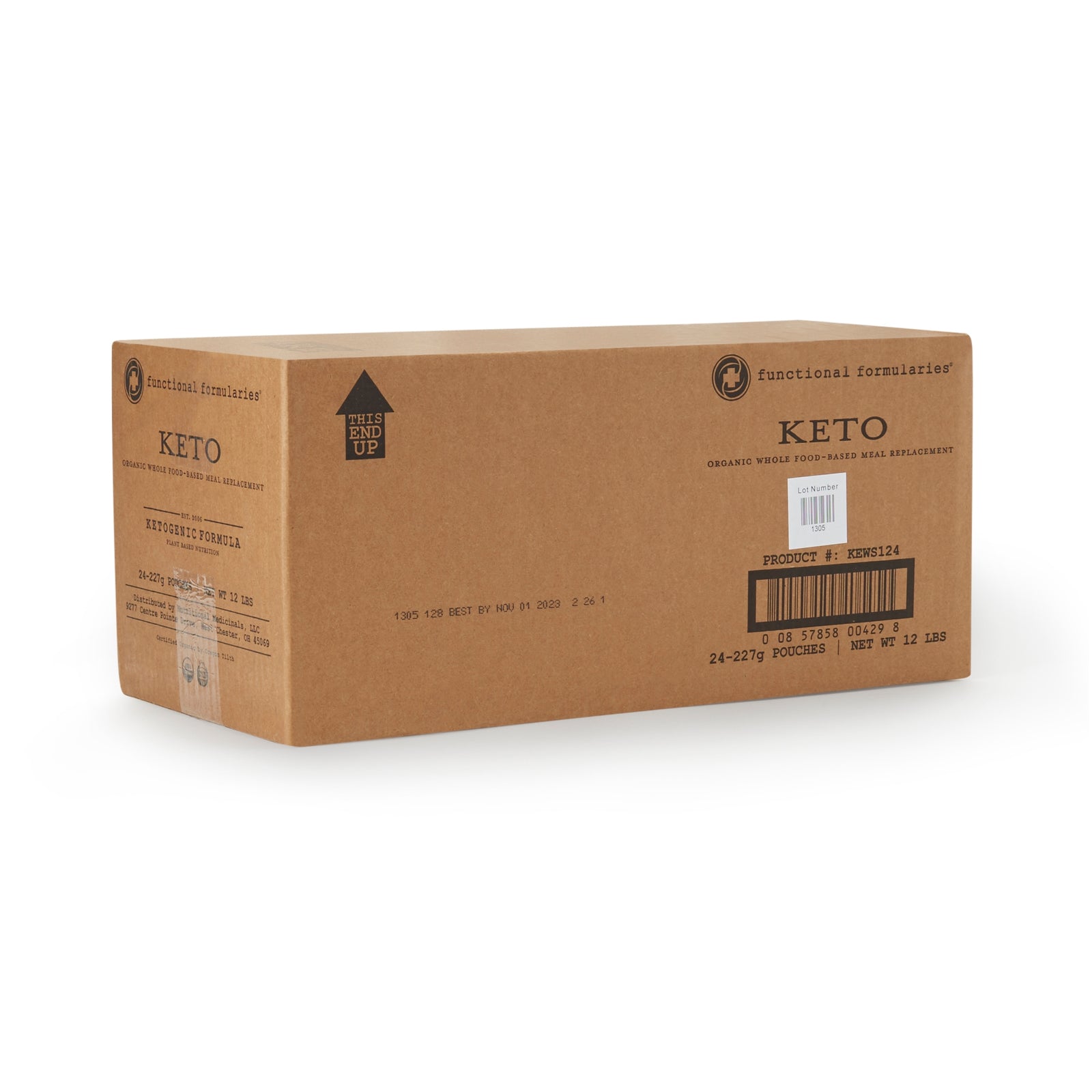 Keto Peptide Flavored Liquid Oral Supplement 8 oz. Pouch