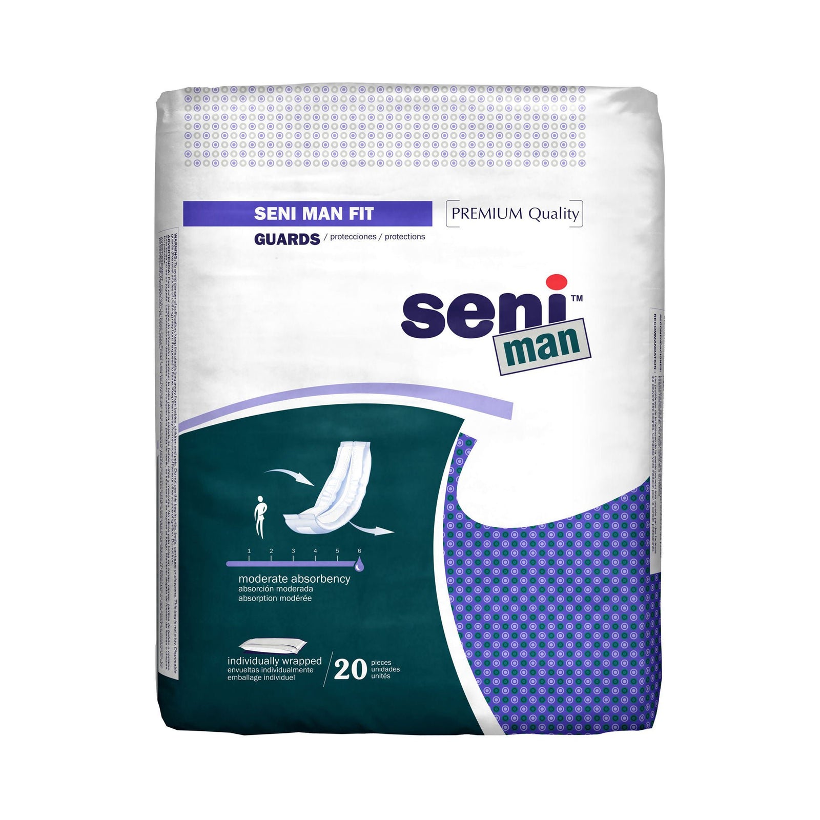 Seni Man Fit 3D Shape Guard, 15.7 Inch