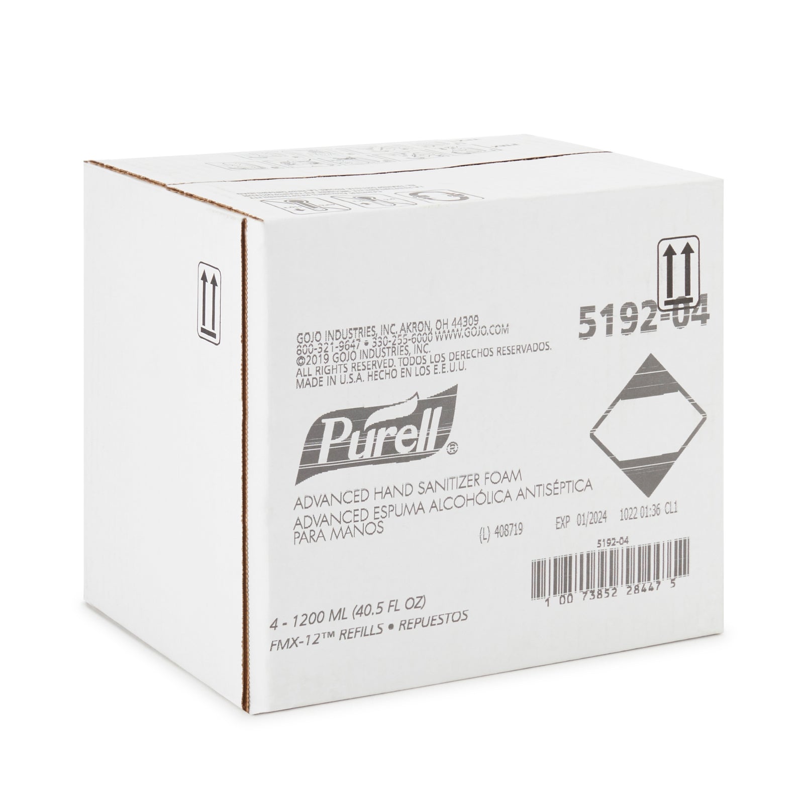 Purell® Advanced Hand Sanitizer Foaming Dispenser Refill 1,200 mL