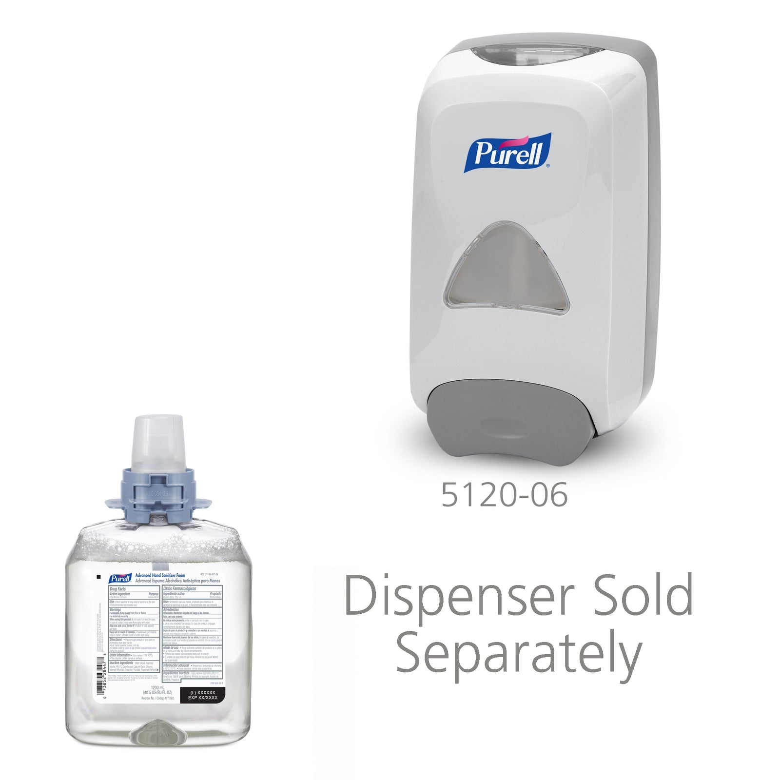 Purell® Advanced Hand Sanitizer Foaming Dispenser Refill 1,200 mL