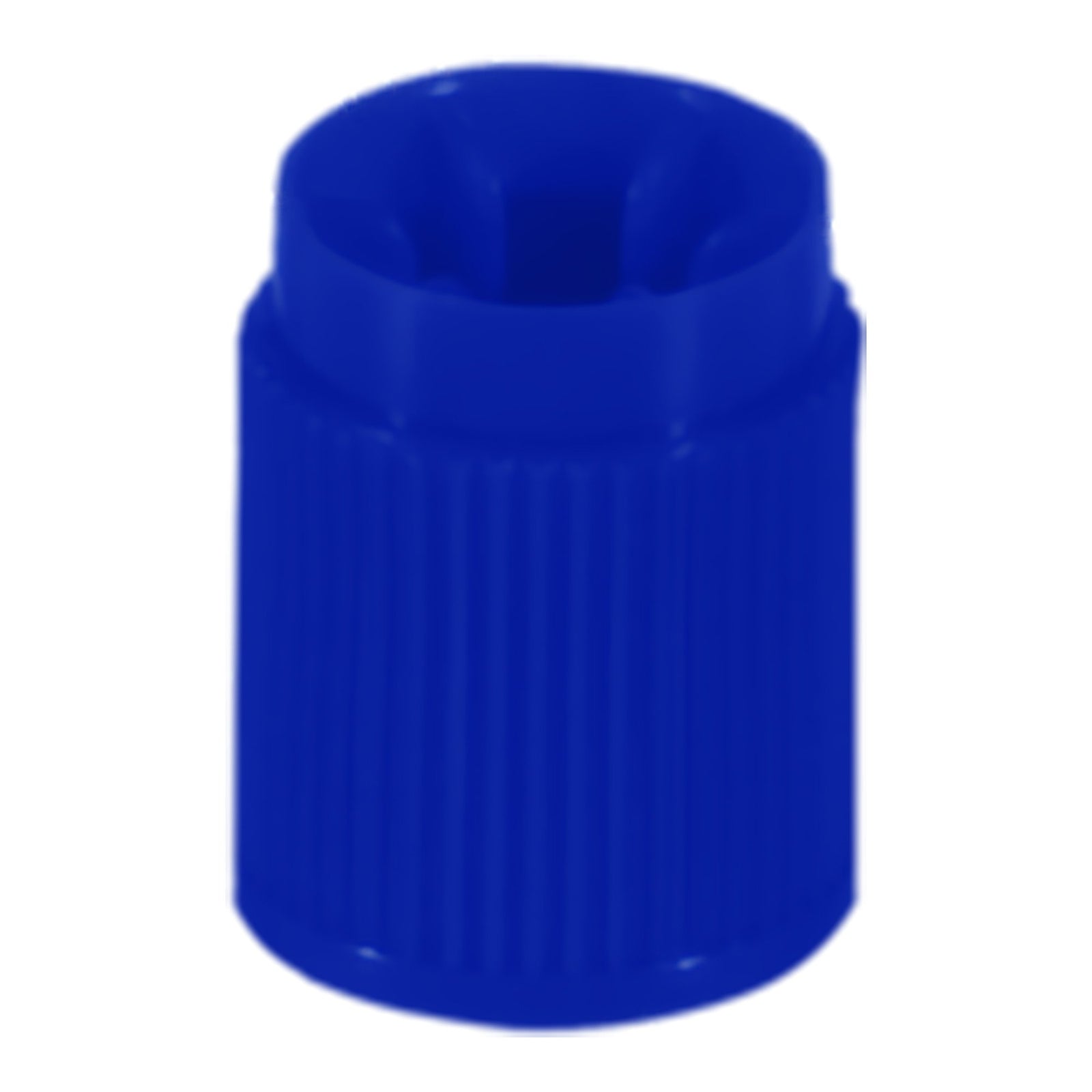 Blue HDPE Screw Cap for 13 x 75 mm Tubes
