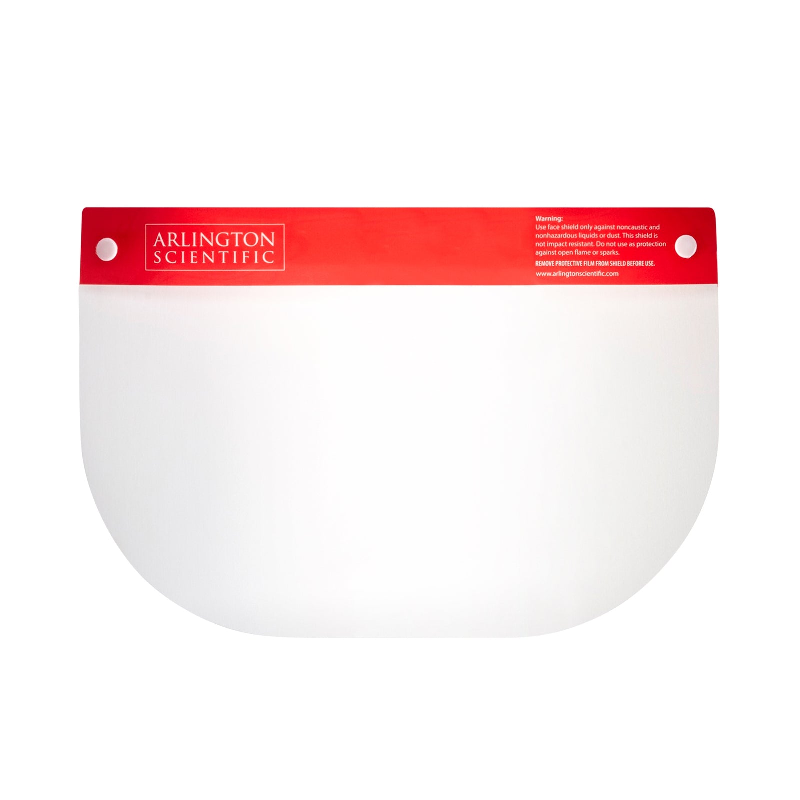 ARLINGTON SCIENTIFIC Full-Length Anti-Fog Face Shield, 9 x 13 Inch