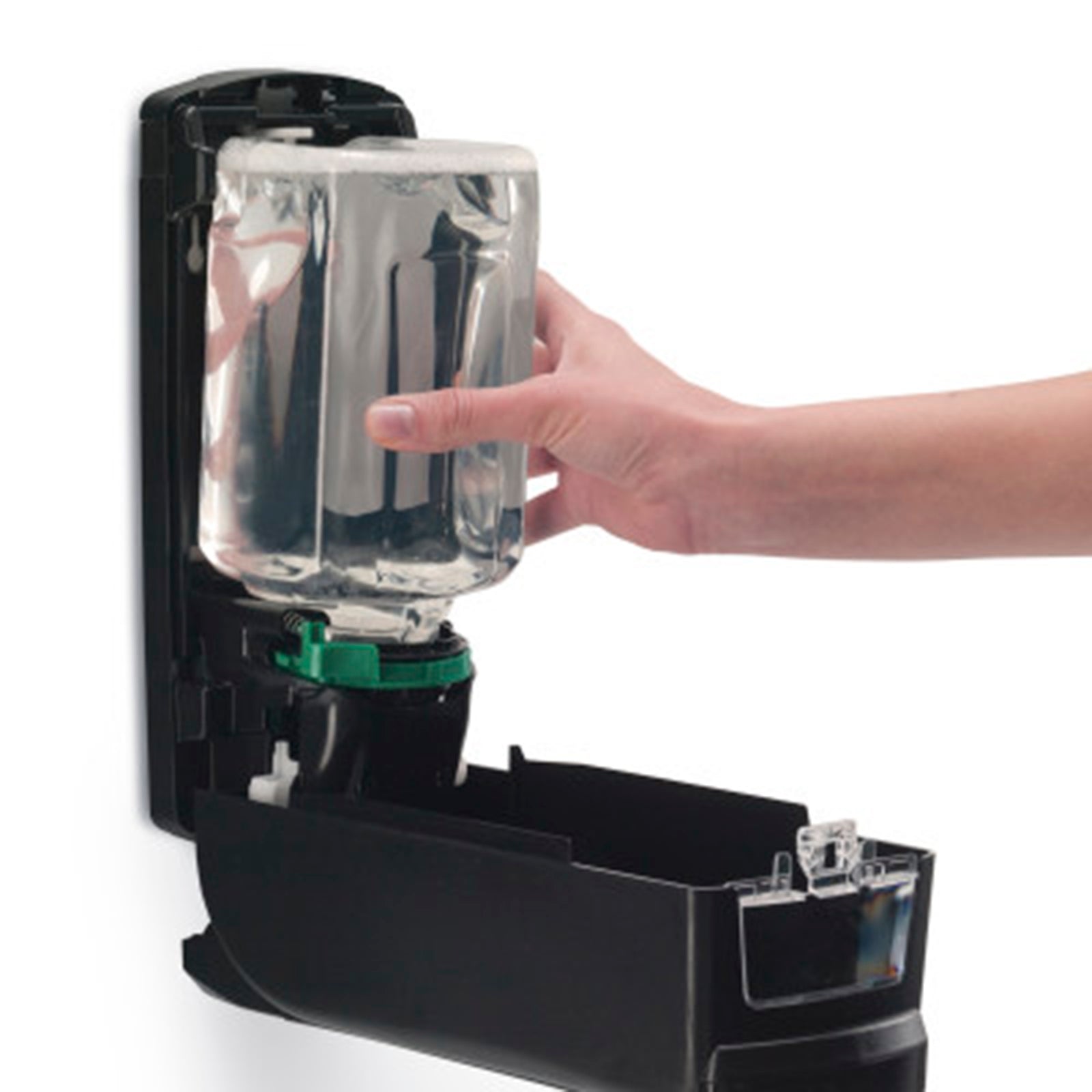 GOJO ADX-12 Chrome/Black Manual Hand Hygiene Dispenser