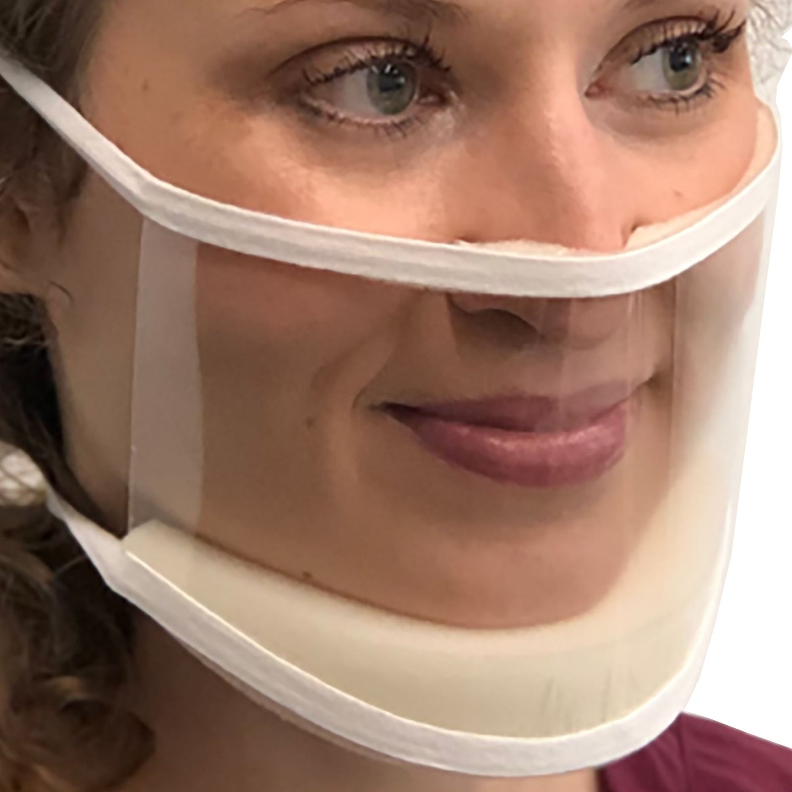 ClearMask Surgical Mask with Strap, Non-Rated, Anti-Fog, Clear